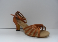 Туфли для бальных танцев, каблук 5 см (коричневый)
