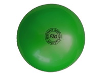 Мяч для художественной гимнастики FIG зеленый, 18 см, 400 г